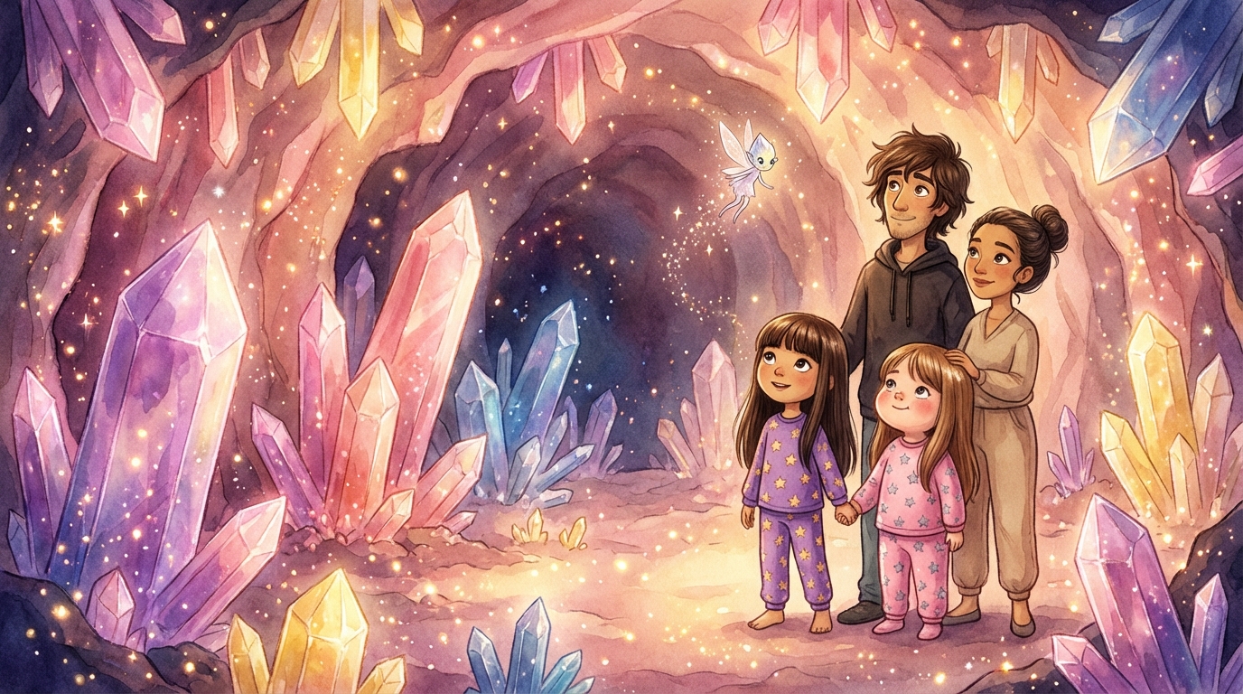 A Caverna dos Cristais Mágicos